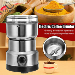 TTLIFE Coffee Grinder Electric Mini Coffee Bean Nut Grinder Coffee Beans  viorsa