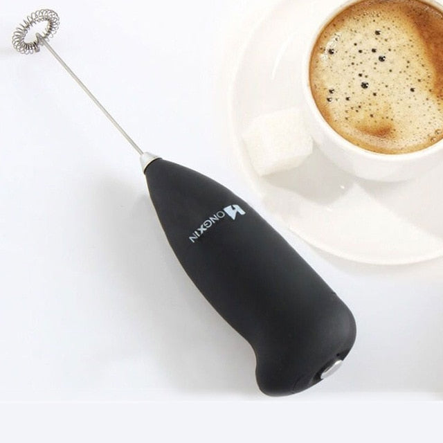 Electric Milk Frother Automatic Handheld Foam Coffee Maker Egg Beater