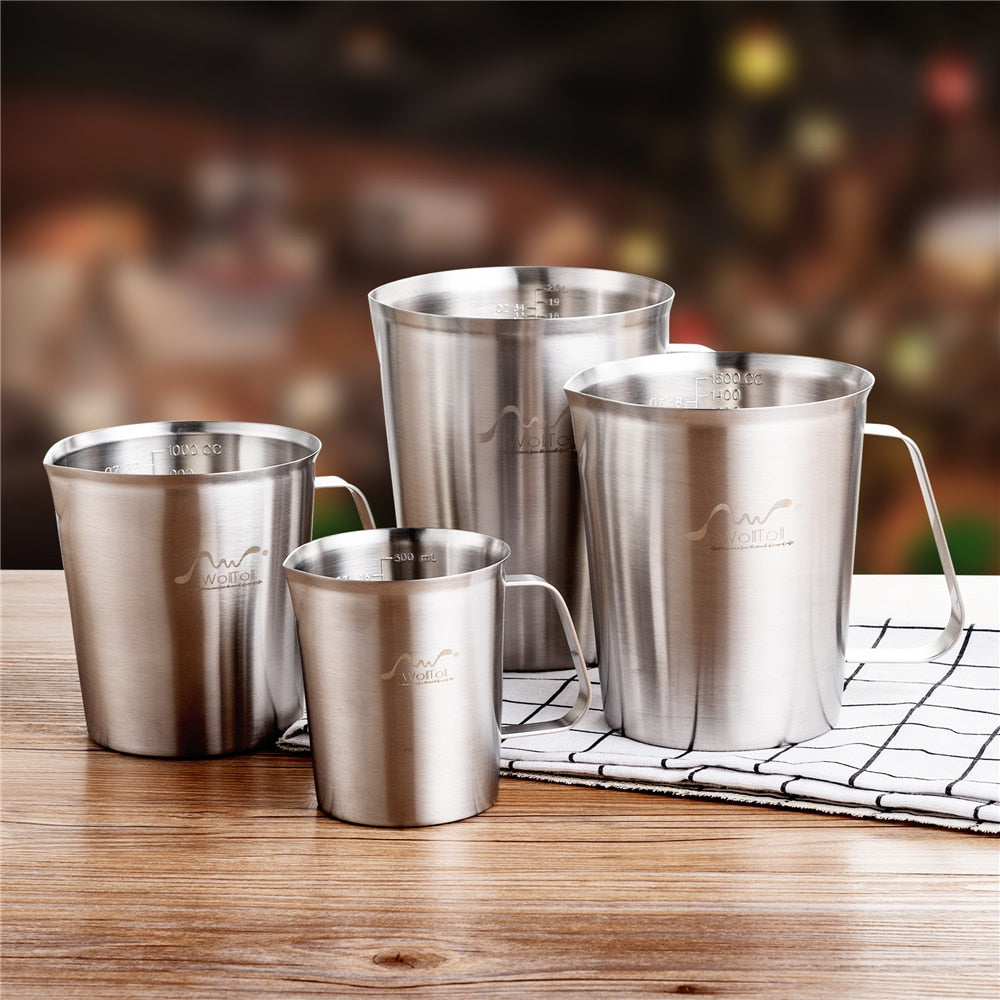 Stainless Steel 304 Measuring Cup with Scale 500/1000/2000ml Large