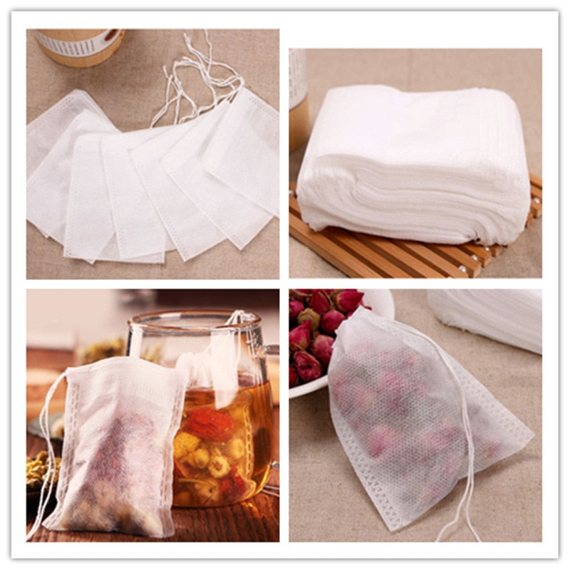 Teabags 5.5 x 7CM food grade  Empty Scented Tea Bags Infuser With